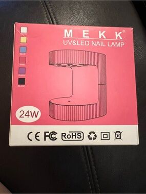 MEK UV & LED Nail Lamp - Pink 24W
